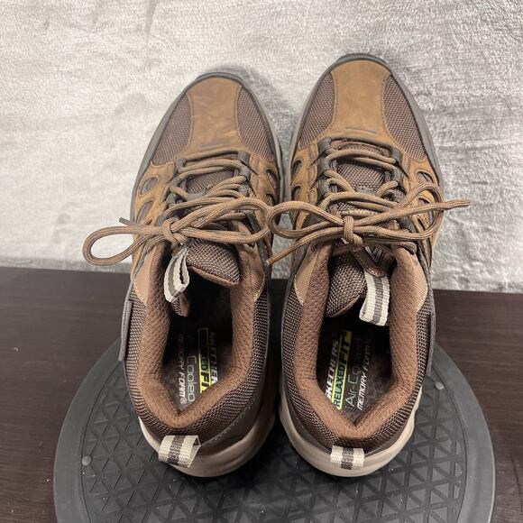 Skechers Men's Size 8 Terraform-Selvin Brown Lace Up Hiking Shoes NWOB - Picture 5 of 10